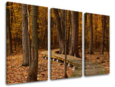 Pittura murale in 3 parti TREES