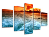 Pittura murale in 5 parti WEST SLNKA