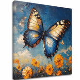 Pittura di farfalle Giornata di sole - 100% pittura acrilica originale - immagine 2