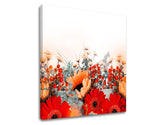 Pittura murale FIORI ROSSI - immagine 2