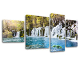Pittura murale in 4 parti PAESAGGI