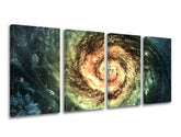 Pittura murale in 4 parti UNIVERSE