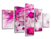 Pittura murale in 5 parti ABSTRAKT