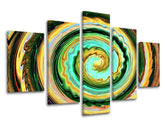 Pittura murale in 5 parti ABSTRAKT
