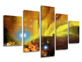 Pittura murale in 5 parti UNIVERSE