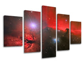 Pittura murale in 5 parti UNIVERSE