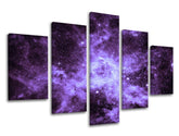 Pittura murale in 5 parti UNIVERSE