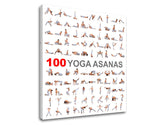 Pittura murale motivazionale 100 asana yoga - immagine 5