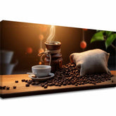 Quadri da caffè per cucina Aroma astratto - immagine 2