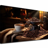 Quadri per cucina La magia del caffè in grani - immagine 2
