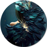 Quadri rotondi con acrilico Angel Calling - immagine 2