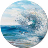 Quadro dipinto rotondo Elemento senza compromessi - immagine 2