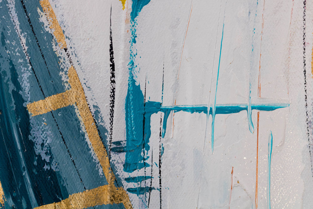 Quadro murale dipinto ABSTRAKT 1 parte - immagine 4