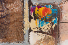Quadro murale dipinto ABSTRAKT 1 parte - immagine 5