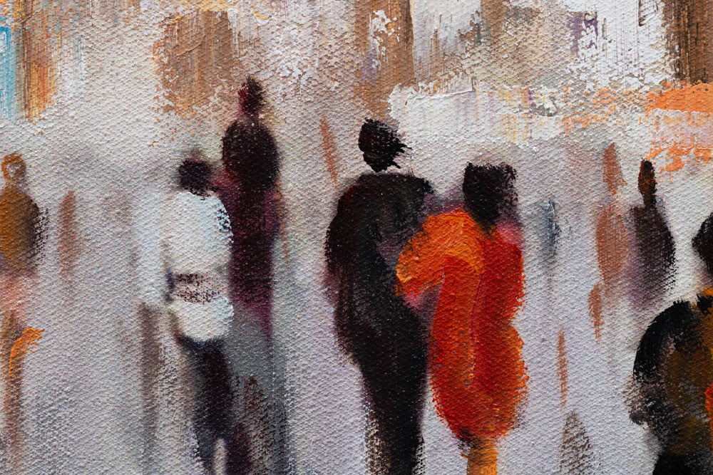 Quadro murale dipinto CITY 1 parte - immagine 4