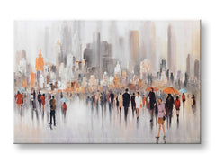 Quadro murale dipinto CITY 1 parte - immagine 2