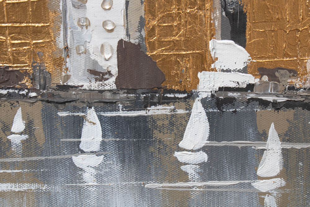 Quadro murale dipinto CITY 1 parte - immagine 6