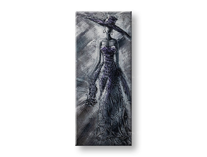 Quadro murale dipinto DONNA - immagine 2