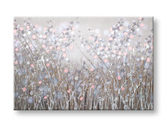 Quadro dipinto a mano per parete FIORI 90x60 cm – prospettiva 3D su tela su cornice di legno | 100% originale | acrilico su tela ARTMIE | Papilora.sk