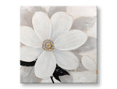 Quadro dipinto a mano per parete FIORI 70x70 cm – prospettiva 3D su tela su cornice in legno | 100% originale | acrilico su tela ARTMIE | Papilora.sk