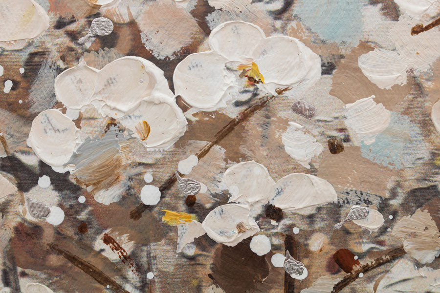 Quadro murale dipinto FIORI 1 parte - immagine 7