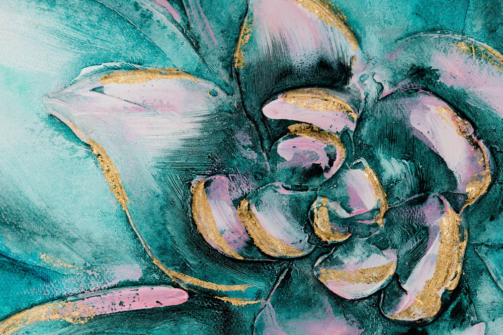 Quadro murale dipinto FIORI 1 parte - immagine 6
