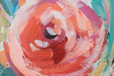 Quadro murale dipinto FIORI 1 parte CWFFL038 - 80x80 cm