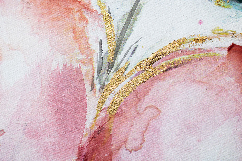 Quadro murale dipinto FIORI 1 pezzo - immagine 4