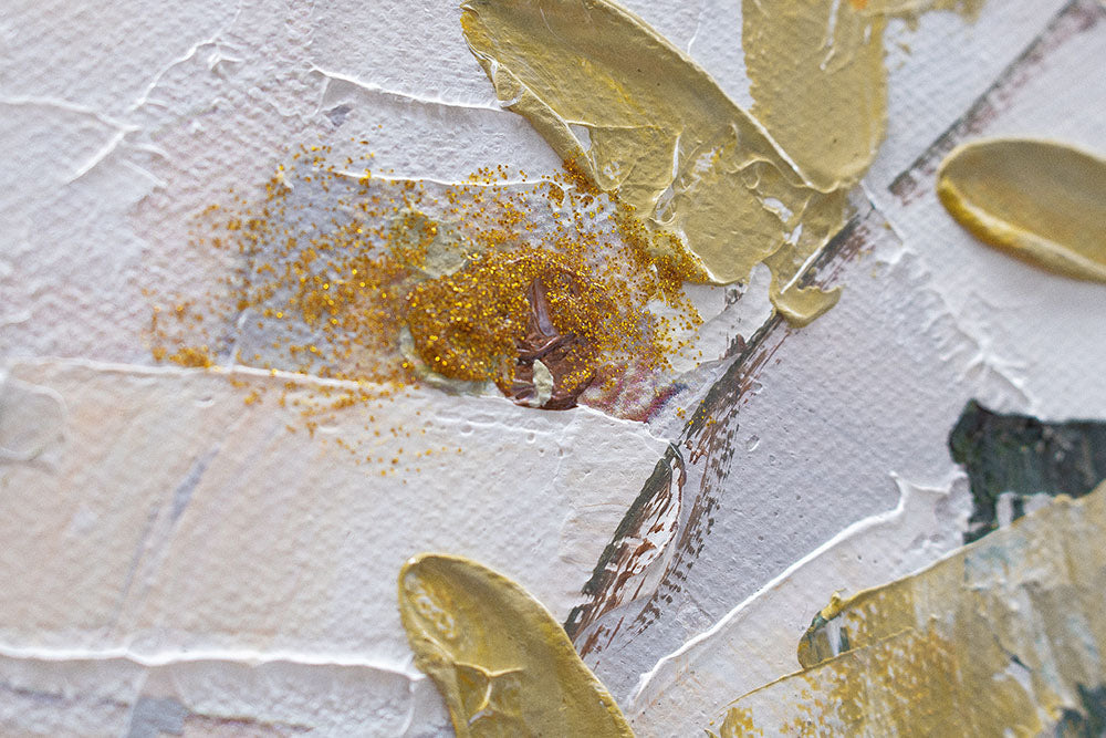 Quadro murale dipinto FIORI IN VASO 1 parte - immagine 7