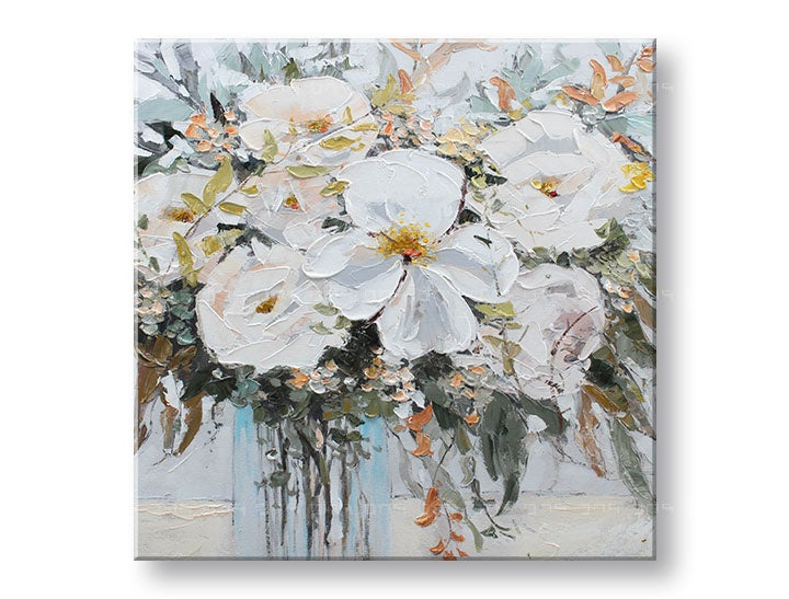 Quadro murale dipinto FIORI IN VASO 1 parte - immagine 2