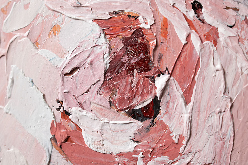 Quadro murale dipinto FIORI IN VASO 1 pezzo - immagine 4