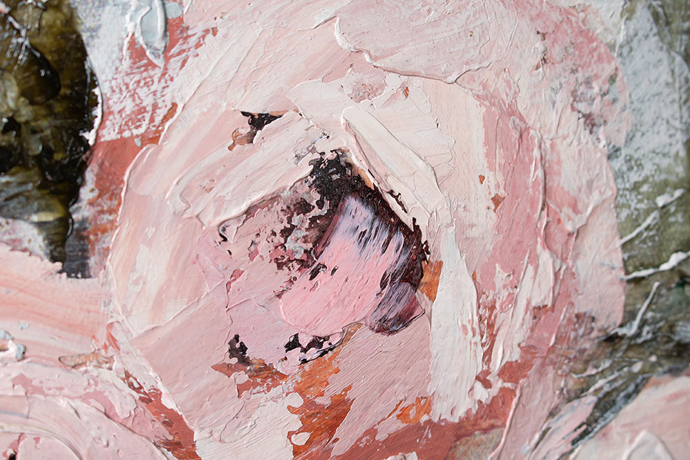 Quadro murale dipinto FIORI IN VASO 1 pezzo - immagine 6