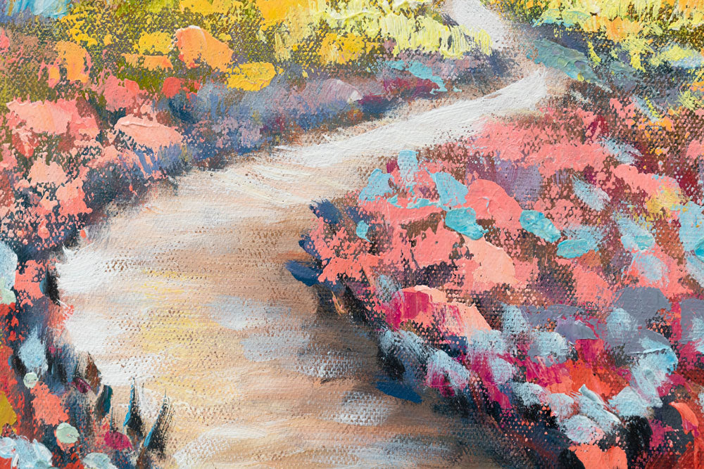 Quadro murale dipinto LANDSCAPE 1 parte - immagine 6