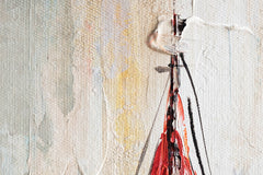 Quadro dipinto a mano per parete NAVI 70x50 cm – Prospettiva 3D su telaio in legno | 100% originale | acrilico su tela ARTMIE | Papilora.sk
