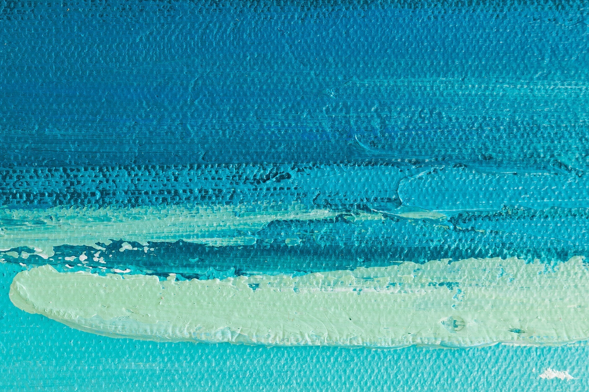 Quadro dipinto a mano per parete MARE 150x50 cm – prospettiva 3D su telaio in legno | 100% originale | acrilico su tela ARTMIE | Papilora.sk