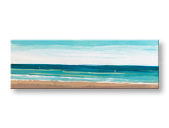 Quadro murale dipinto MORE 1 parte CFABC009 - 150x50 cm