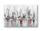 Quadro dipinto a mano per parete PERSONE 120x80 cm – prospettiva 3D della tela su telaio in legno | 100 % originale | acrilico su tela ARTMIE | Papilora.sk