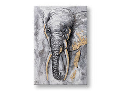 Quadro murale dipinto SLON 1 parte CFAAN010 - 40x60 cm