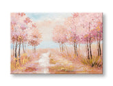 Quadro dipinto a mano per parete ALBERI 60x90 cm – prospettiva 3D su telaio in legno | 100 % originale | acrilico su tela ARTMIE | Papilora.sk