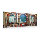 Quadro su tela Cena a casa di Levi – Paolo Veronese, vista 3D