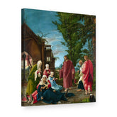 Quadro su tela Commiato di Cristo dalla Madre – Albrecht Altdorfer, vista 3D