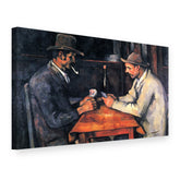 Quadro su tela I giocatori di carte – Paul Cézanne, vista 3D