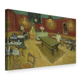 Quadro su tela Il caffè di notte – Vincent van Gogh, vista 3D
