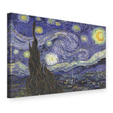 Quadro su tela Notte stellata – Vincent van Gogh, vista 3D
