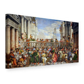 Quadro su tela Nozze di Cana – Paolo Veronese, vista 3D