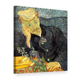 Quadro su tela Ritratto del dottor Gachet – Vincent van Gogh, vista 3D
