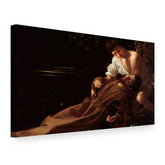 Quadro su tela San Francesco in estasi – Caravaggio, vista 3D