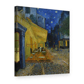 Quadro su tela Terrazza del caffè la sera – Vincent van Gogh, vista 3D