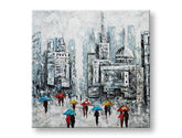 Quadro murale dipinto CITY 1 parte - immagine 8