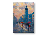 Quadro murale dipinto WALKING THROUGH THE CITY 1 pezzo - immagine 7